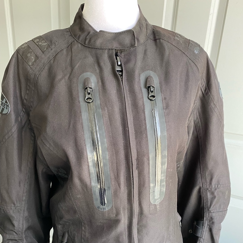 Joe Rocket Women’s Motorcycle/ Motocross Jacket, Black, Flowers, Size Large